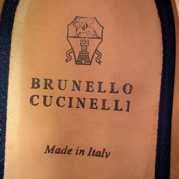 BRUNELLO CUCINELLI Size 8 Burgundy Leather Derby Lace-Up Shoes - Picture 7 of 10